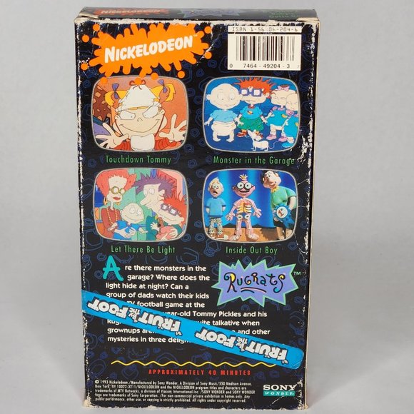 Vintage Rugrats VHS Tapes 90s Nostalgia Nickelodeon - Picture 3 of 4